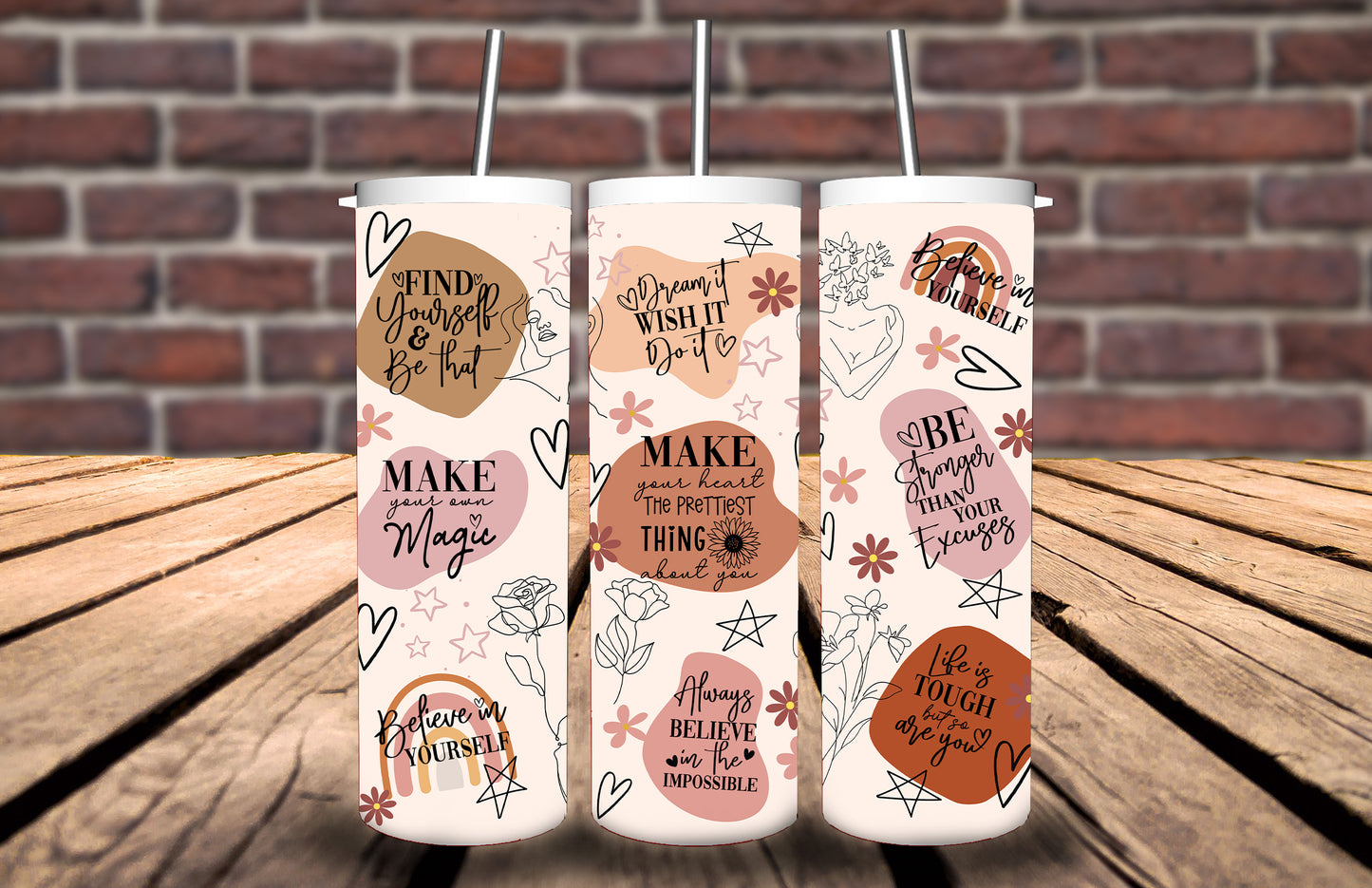 20oz Affirmations Tumbler