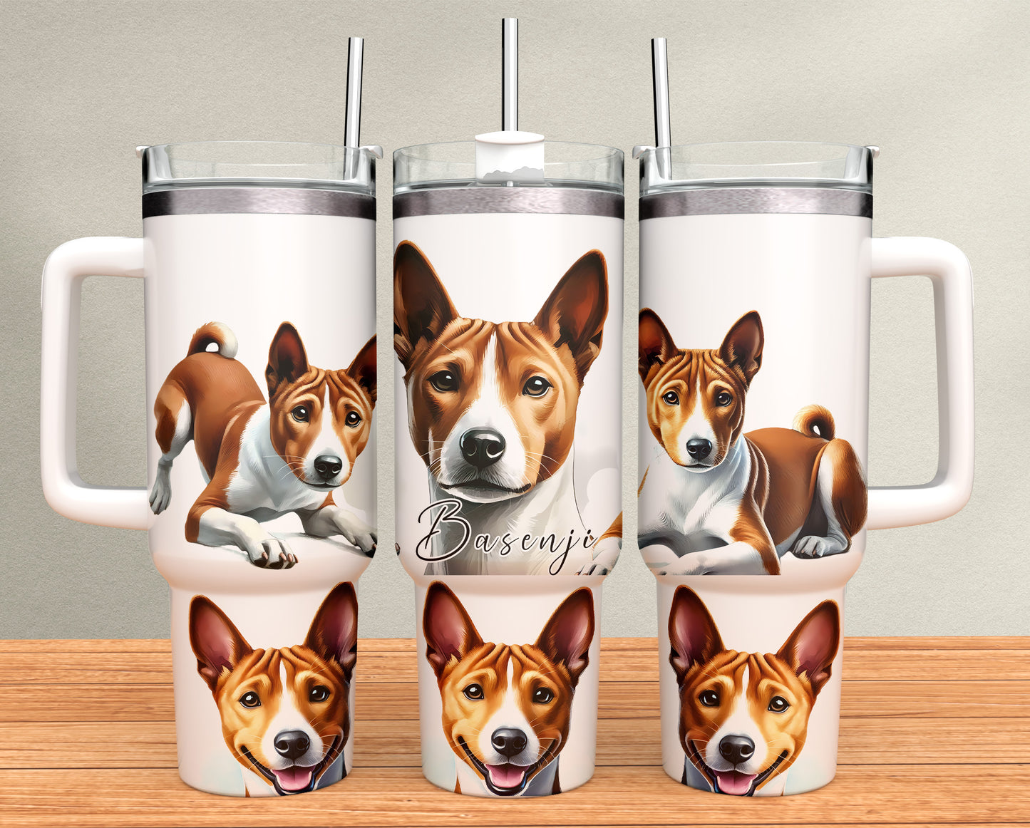 40oz Tumbler - Basenji