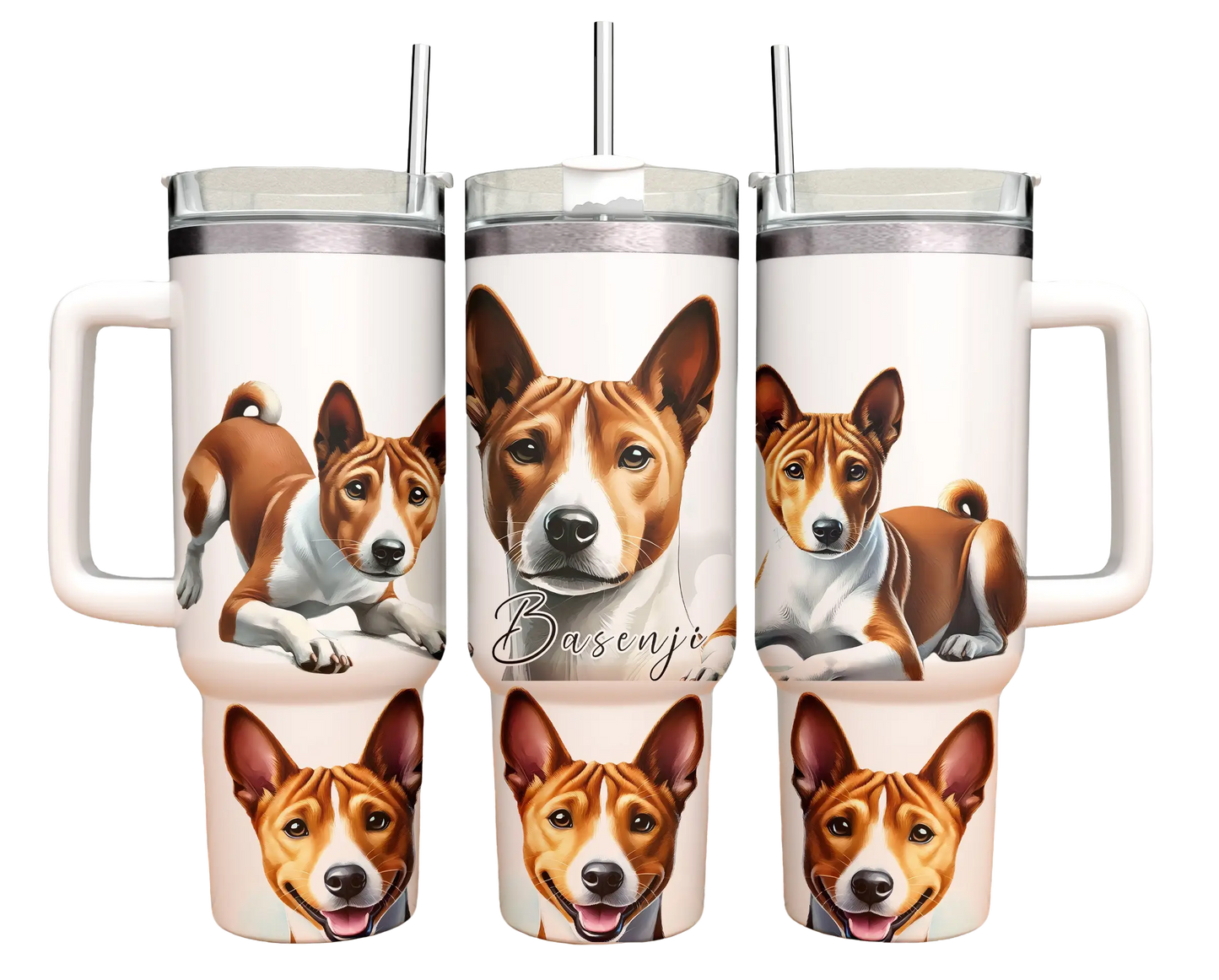 40oz Tumbler - Basenji