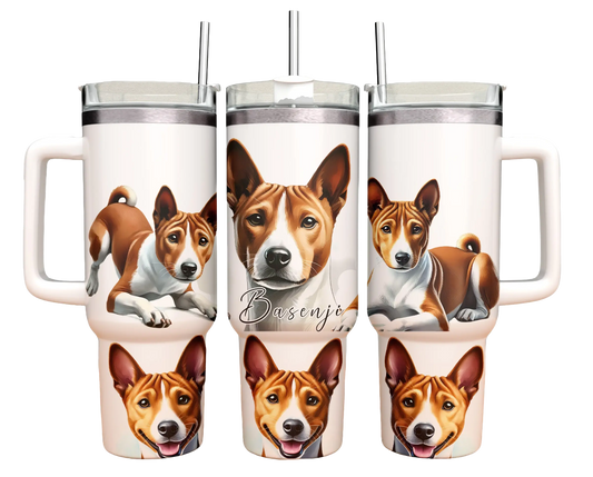 40oz Tumbler - Basenji