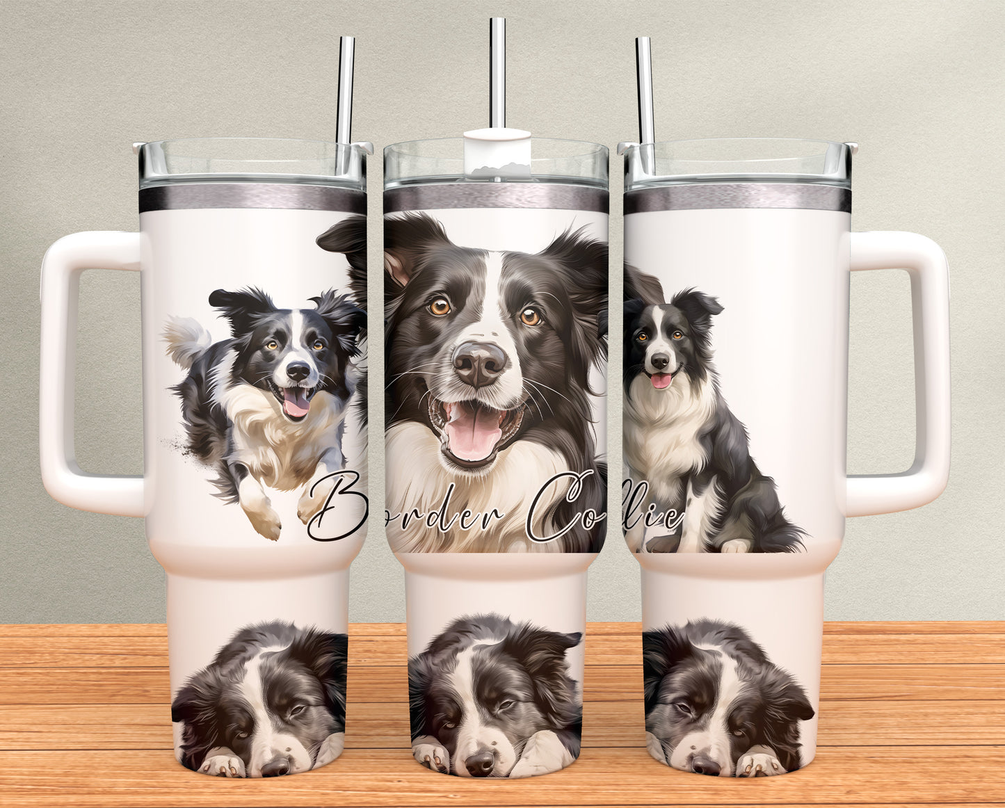 40oz Tumbler - Border Collie