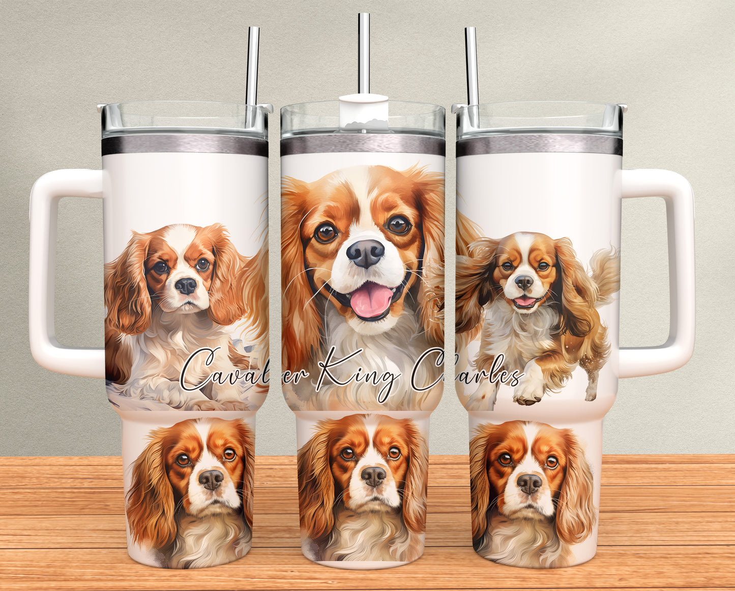 40oz Tumbler - Cavalier King Charles