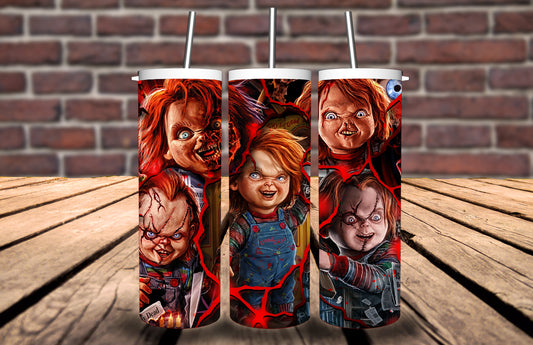 20oz Tumbler Chucky inspired