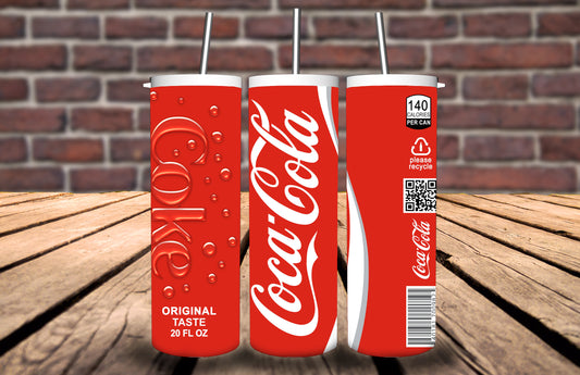 20oz Tumbler Soda Themed