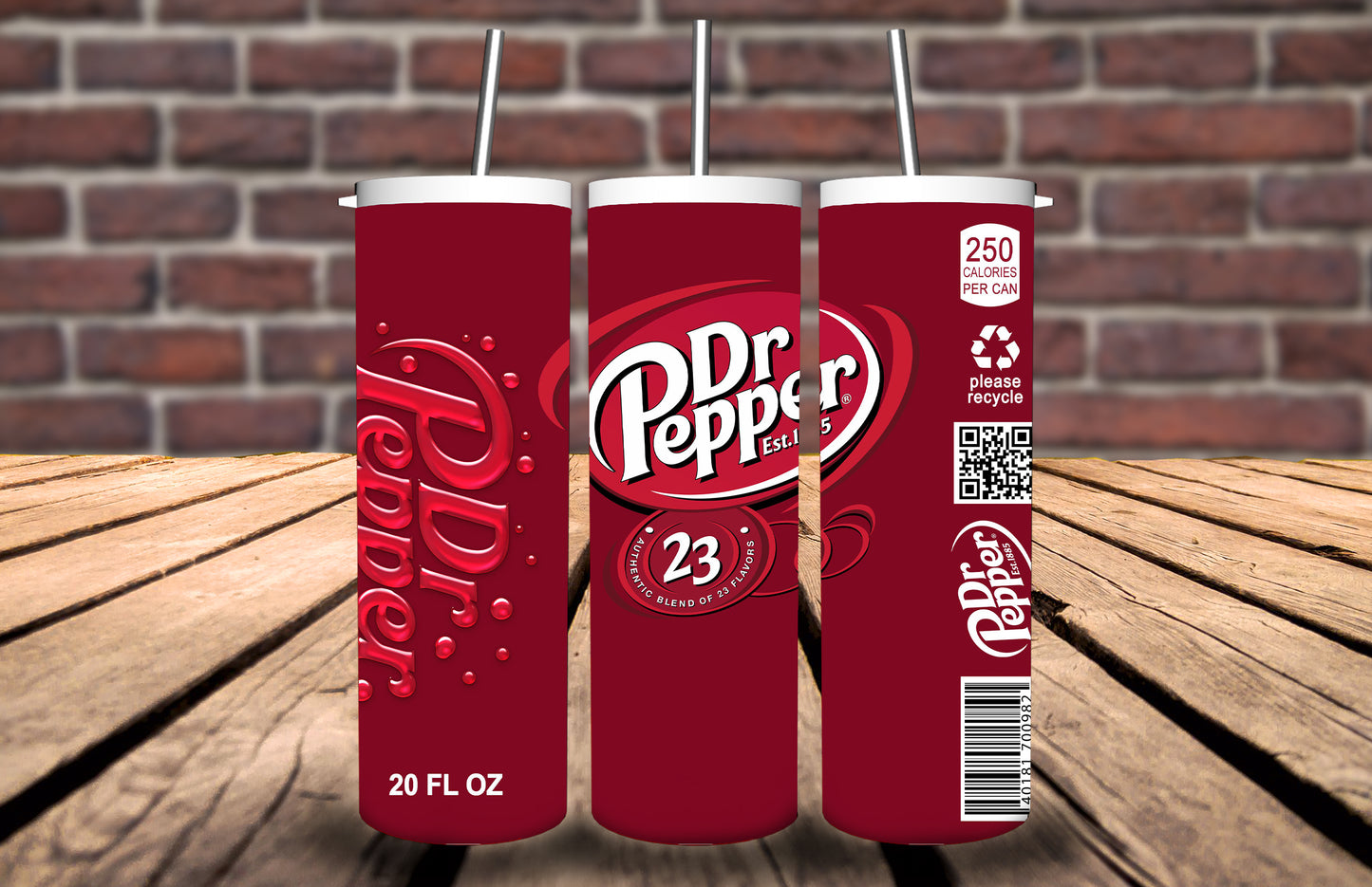 20oz Tumbler Soda Themed