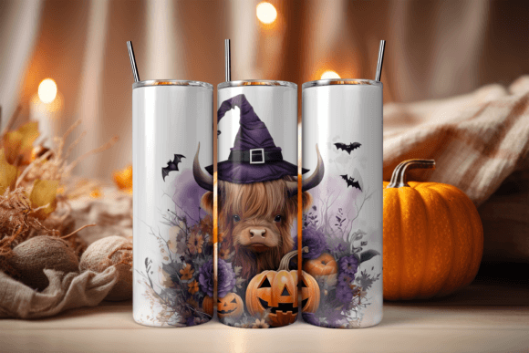 20oz Tumbler Highland Cow