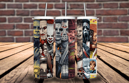 20oz Tumbler Horror Movie Inspired