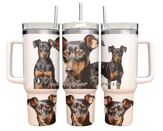 40oz Tumbler - Manchester Terrier