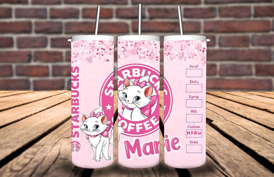 20oz Tumbler - Marie inspired - Personalise with name