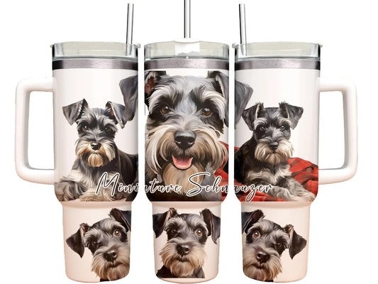 40oz Tumbler - Miniature Schnauzer