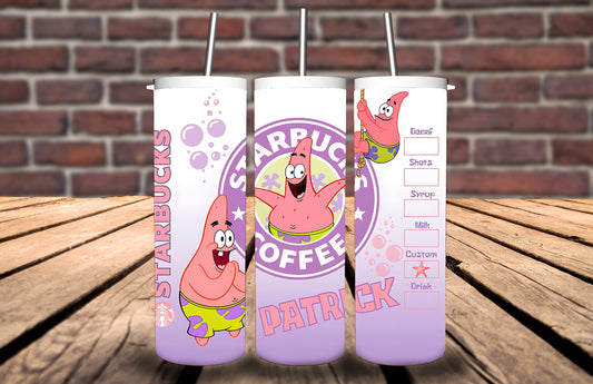 20oz Tumbler - Patrick inspired - Personalise with name