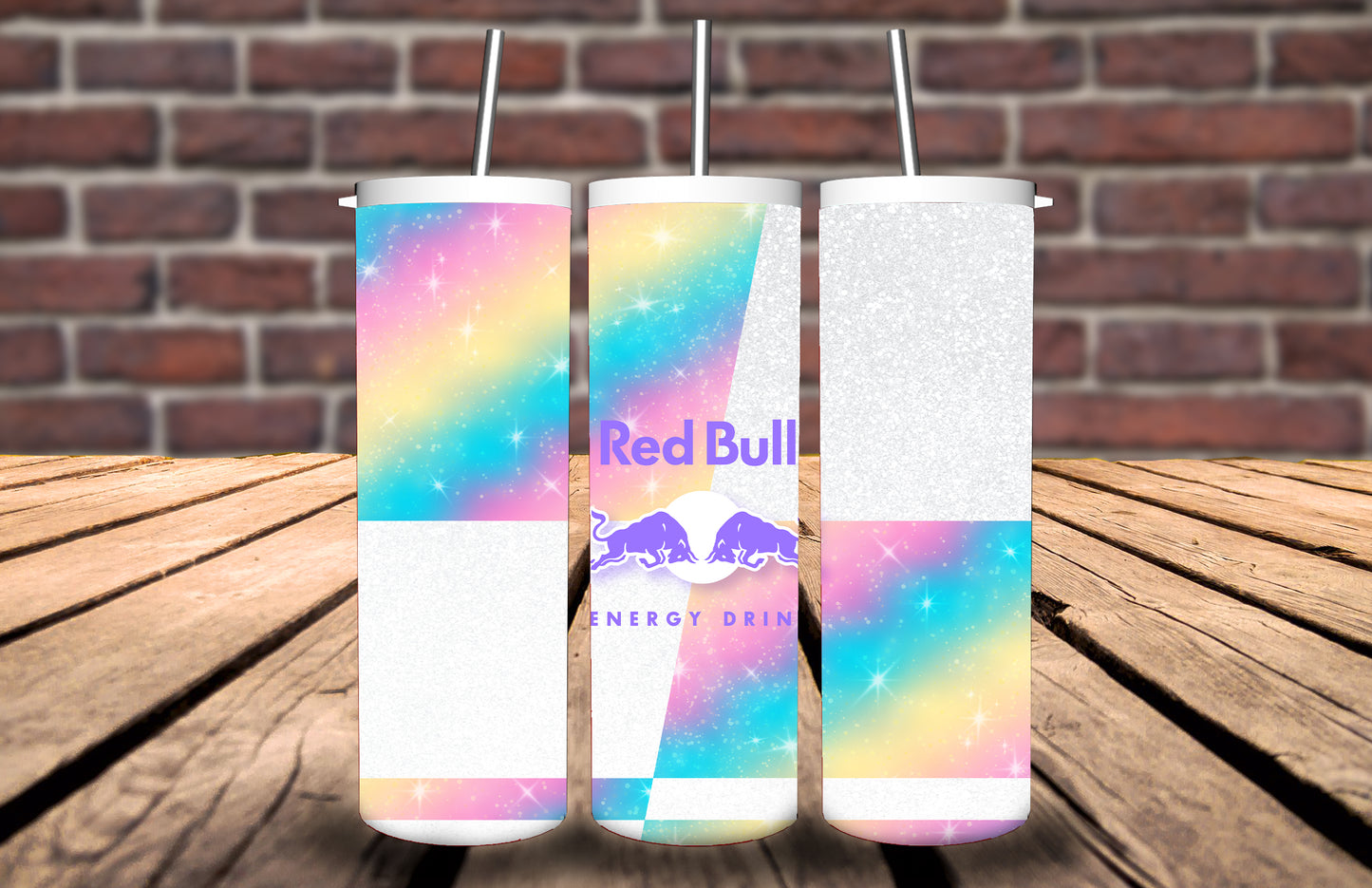 20oz Tumbler Redbull bad bull energy inspired- 14 different designs