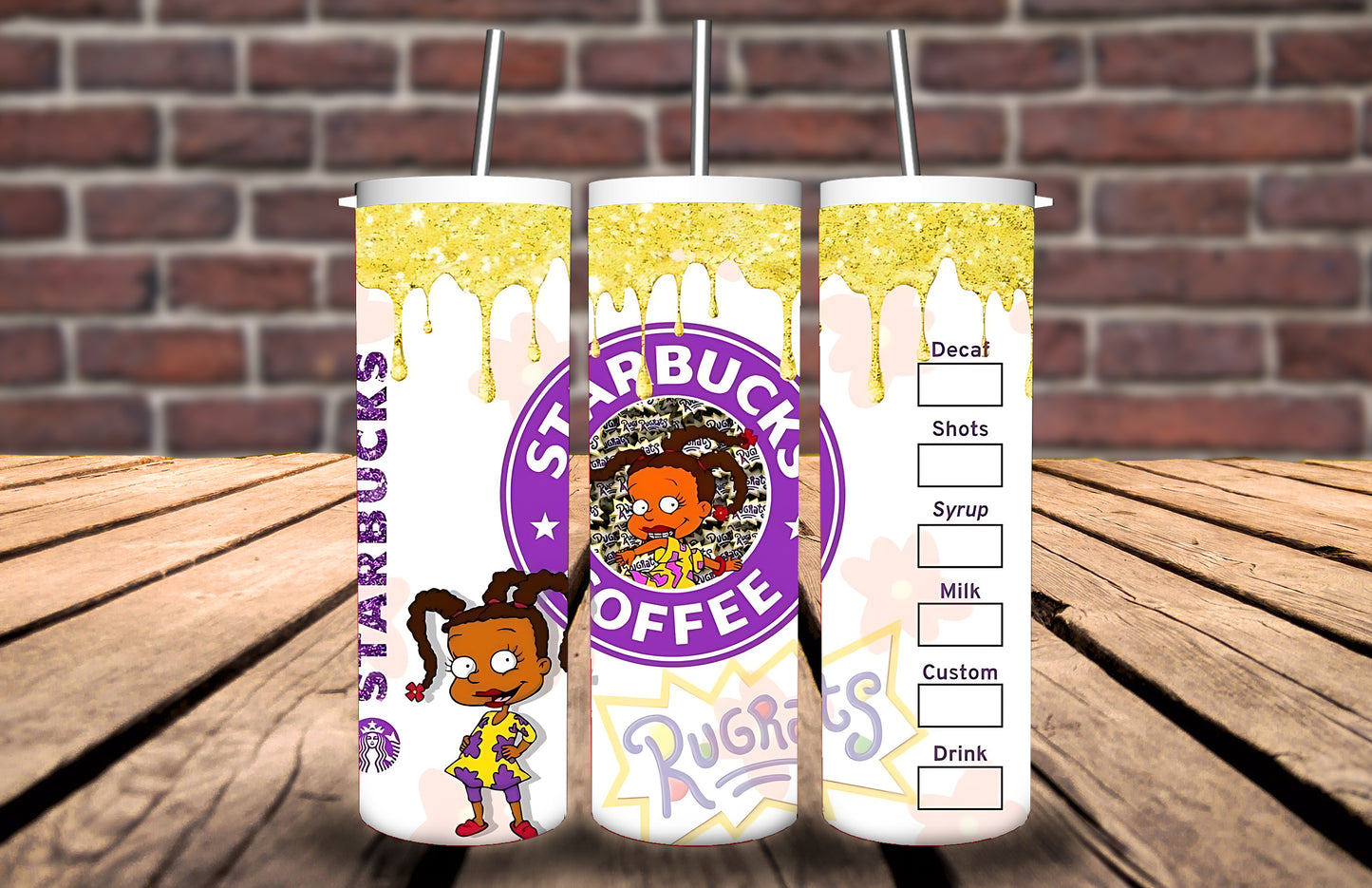 20oz Tumbler - Rugrats inspired - Personalise with name