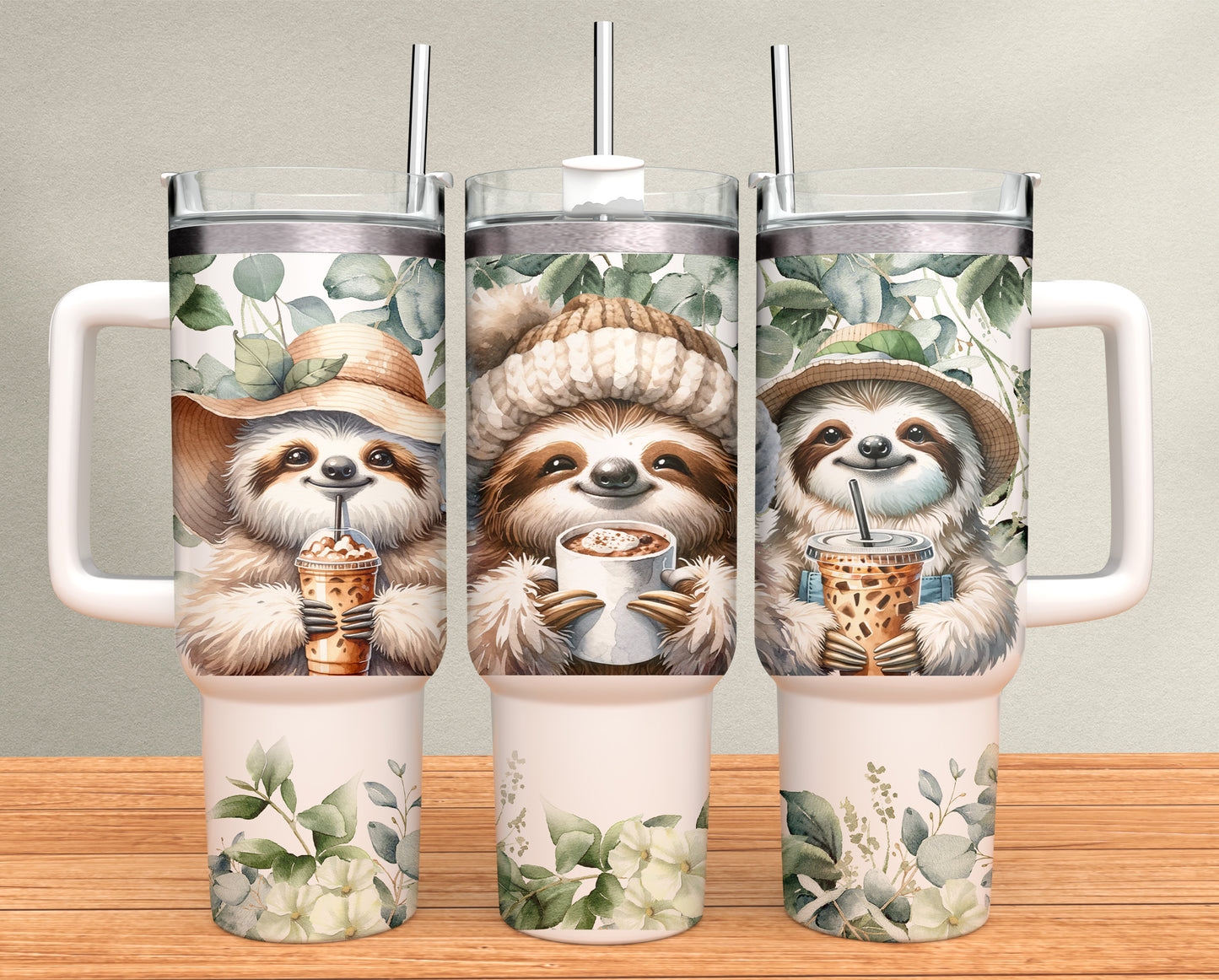 40oz Tumbler - Sloth