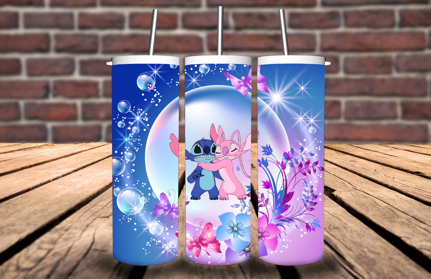 20oz Tumbler - Lilo & Stitch Inspired - Choose Design -Personalised