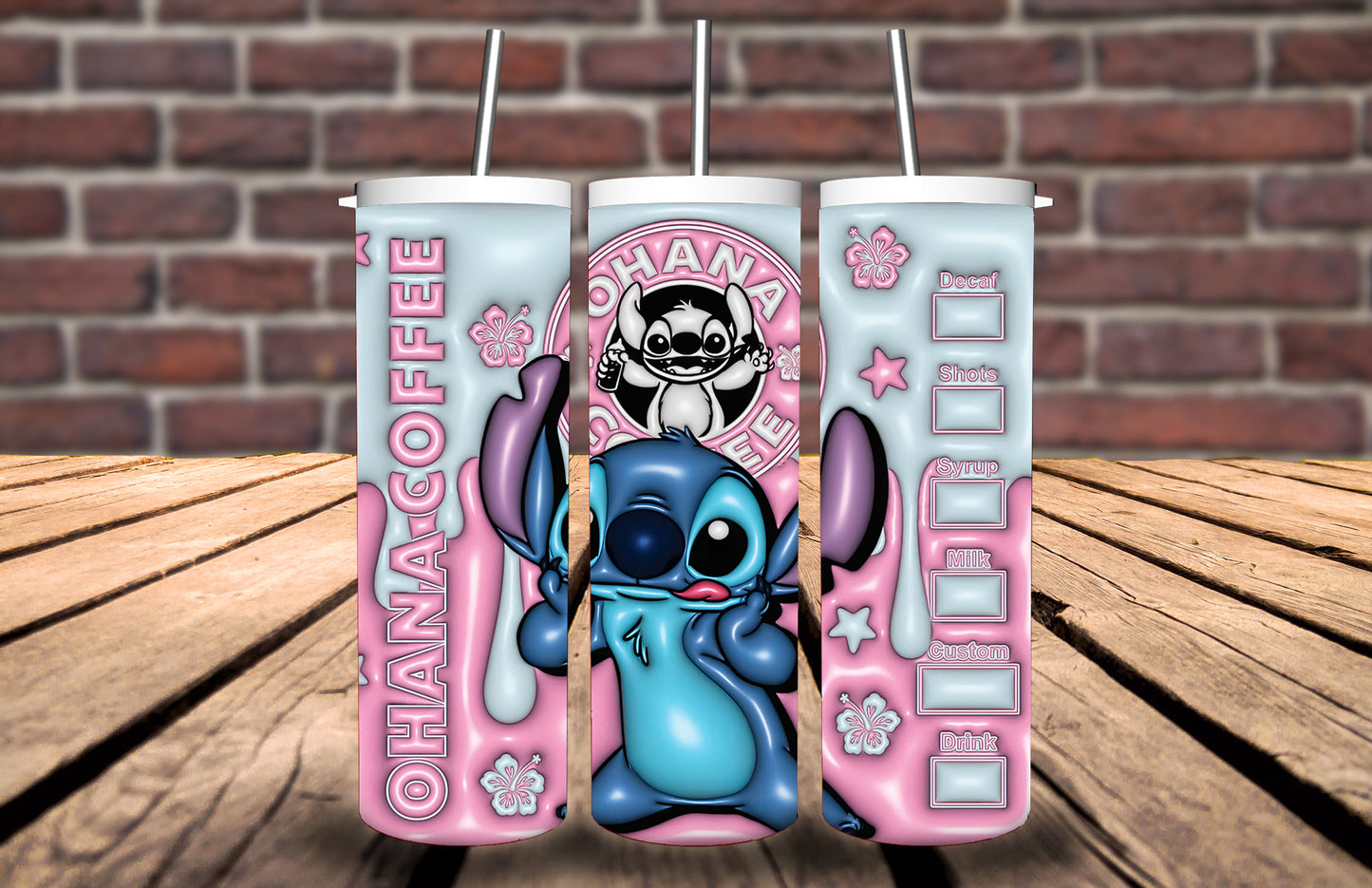 20oz Tumbler - Lilo & Stitch Inspired - Choose Design -Personalised