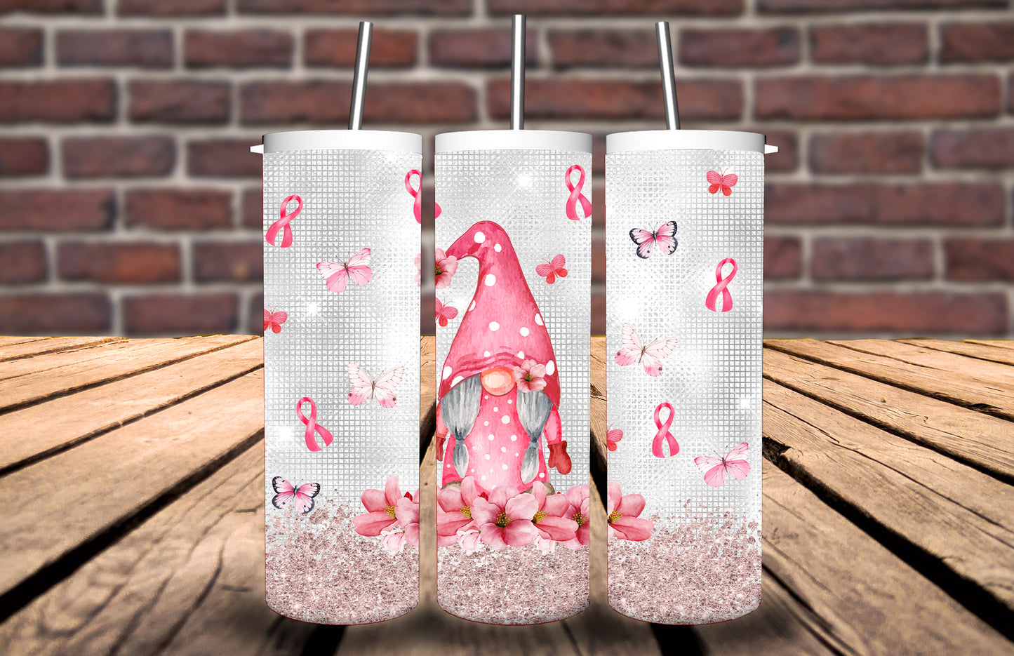 20oz Tumbler Breast Cancer