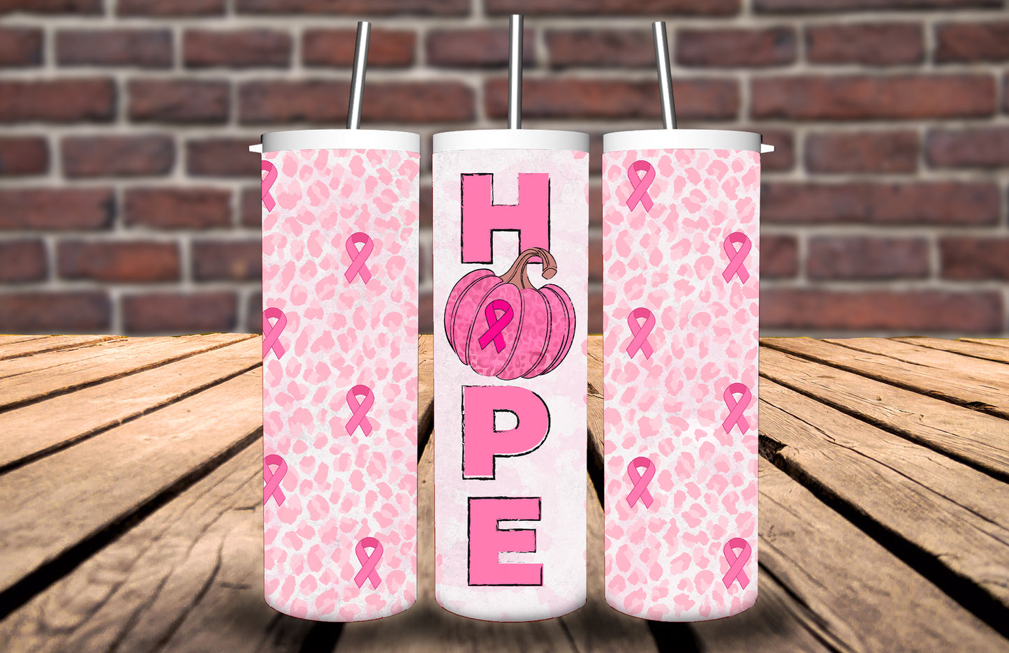 20oz Tumbler Breast Cancer