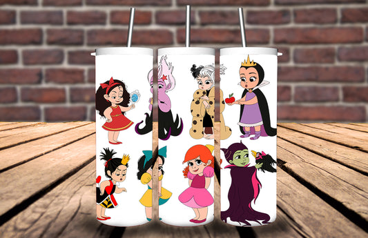 20oz Tumbler - Disney Baby Villains inspired  - Personalise with name