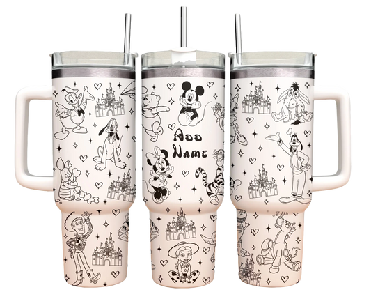 40oz Tumbler - Disney Characters