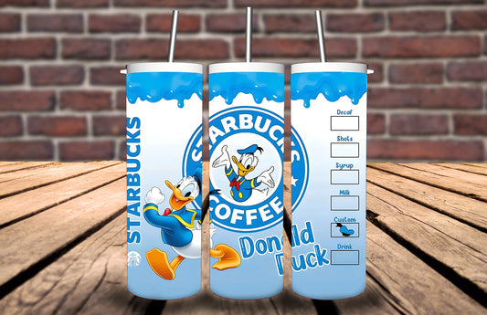 20oz Tumbler - Donald Duck inspired - Personalise with name