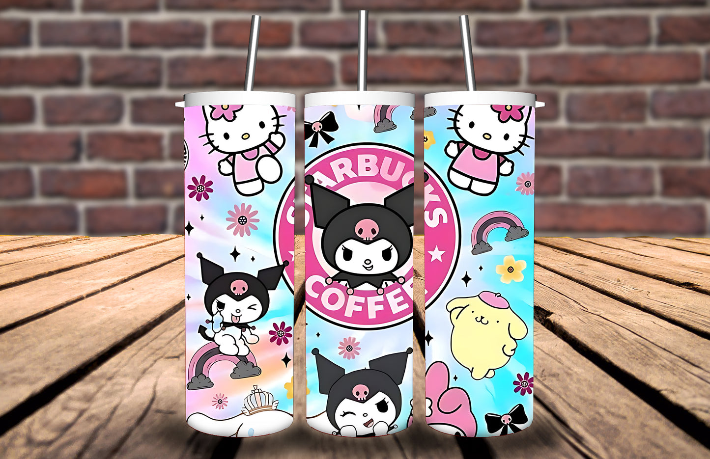 20oz Tumbler - Hello Kitty inspired - Personalise with name