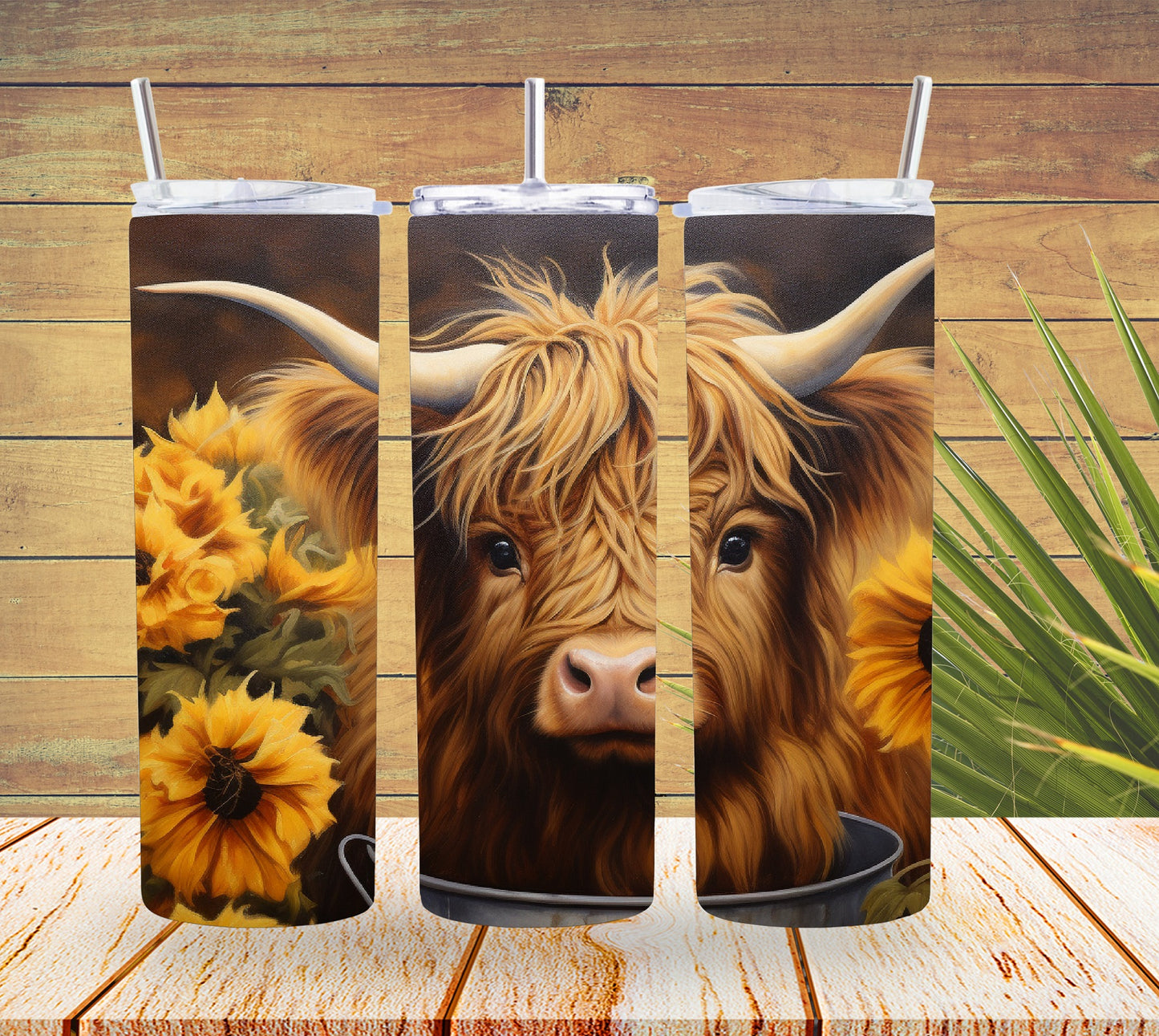 20oz Tumbler Highland Cow