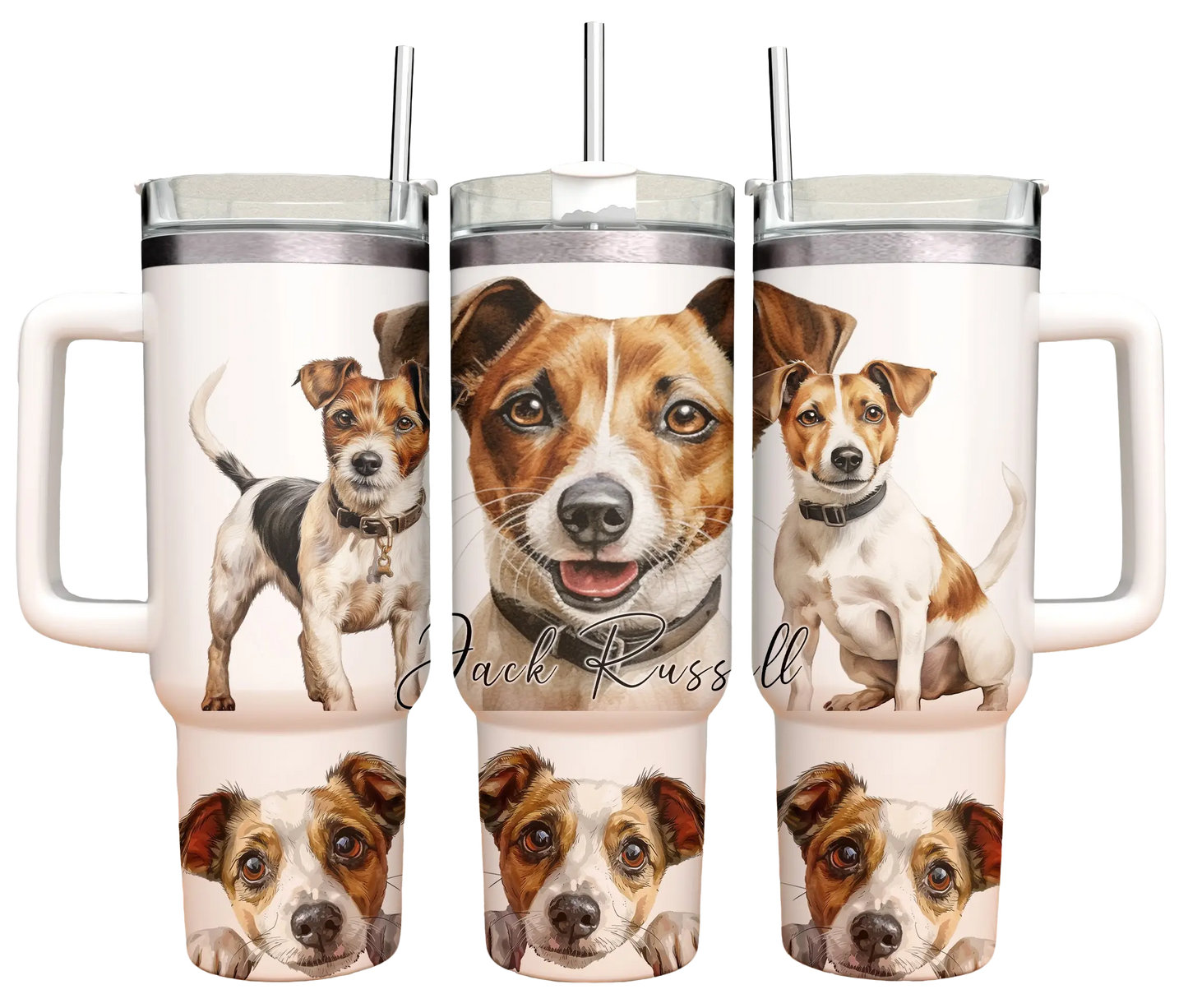 40oz Tumbler - Jack Russell