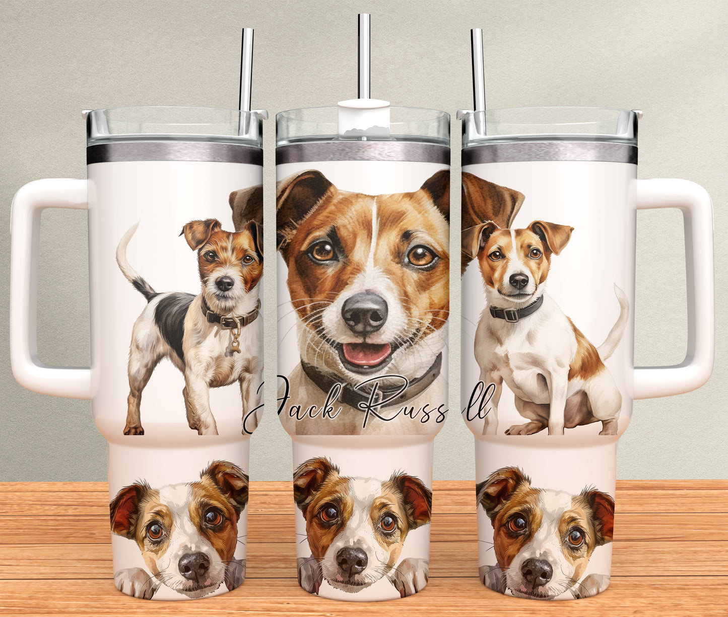 40oz Tumbler - Jack Russell