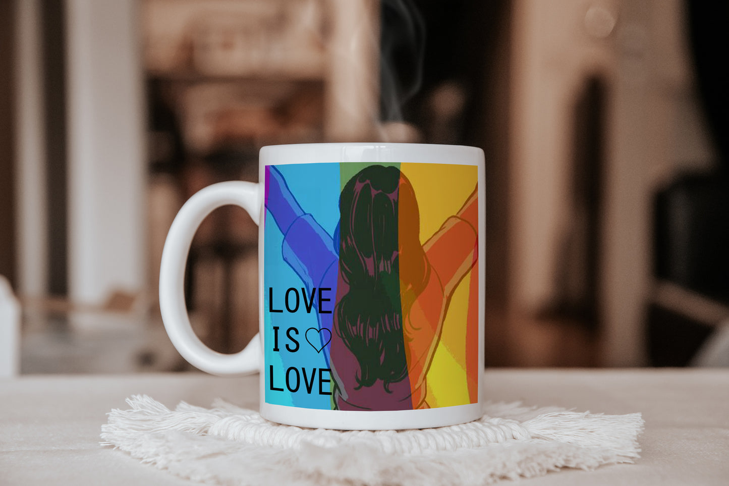 11oz MugLove is Love Pride LGBT