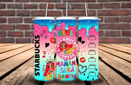 20oz Tumbler - Mermaid inspired - Personalise with name