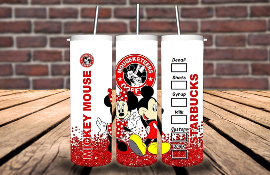 20oz Tumbler - Mickey mouse inspired - Personalise with name