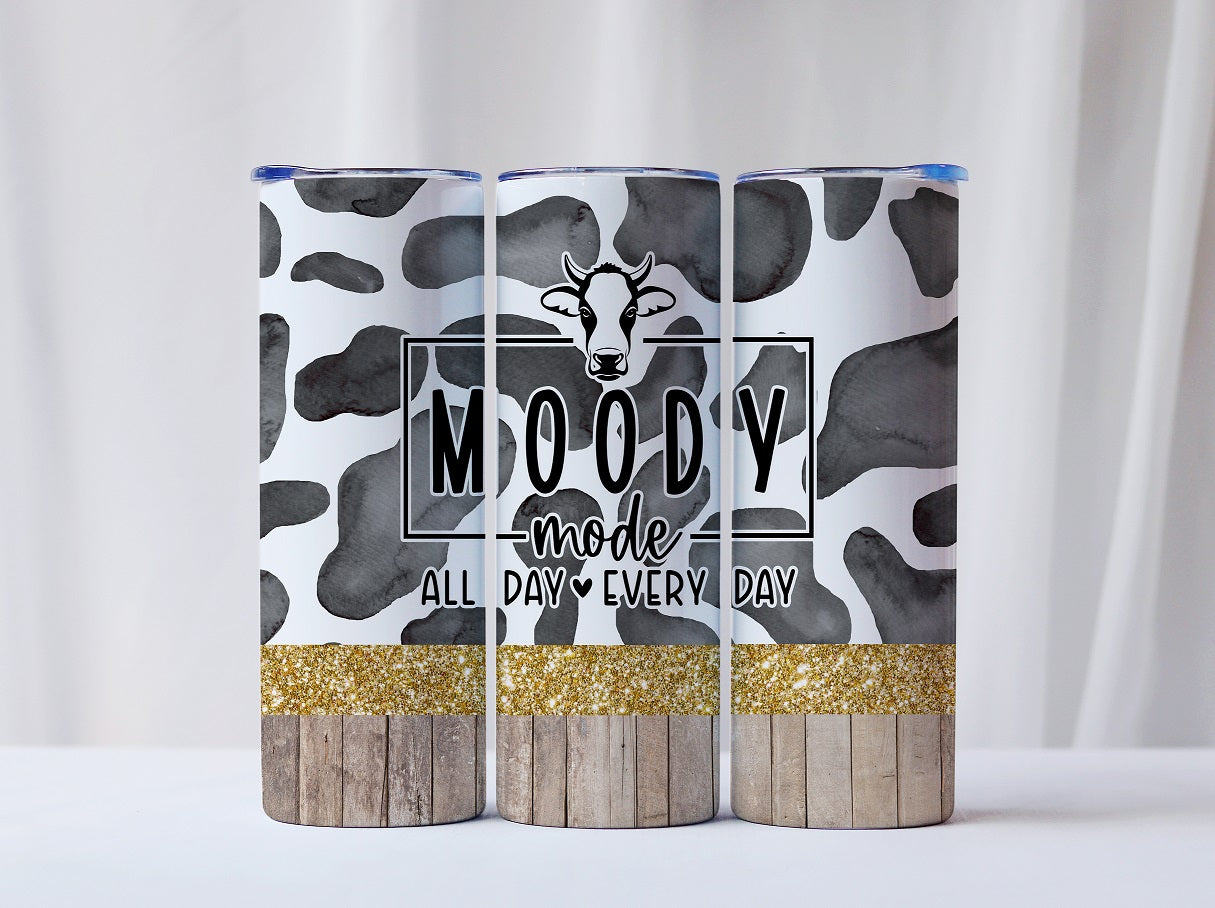 20oz Tumbler Moody Mode