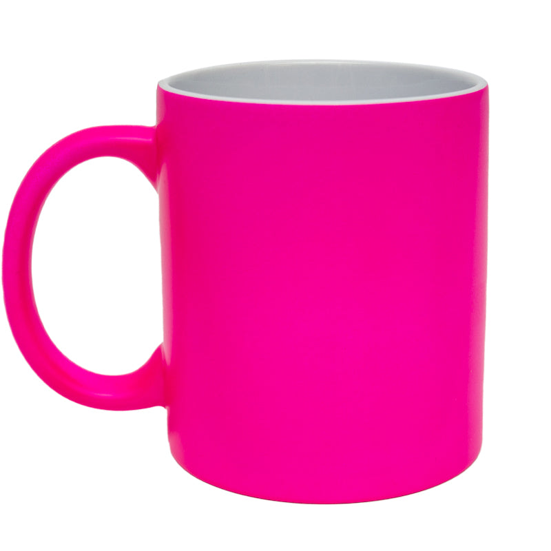 11oz Mug -Queen - King -1st class C**t Neon Pink, yellow or Green