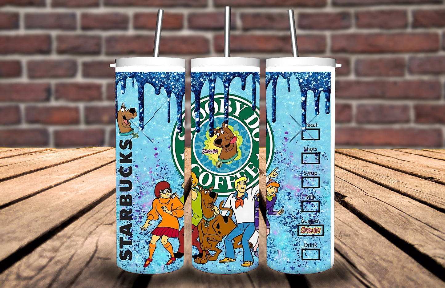 20oz Tumbler - Scooby doo inspired - Personalise with name