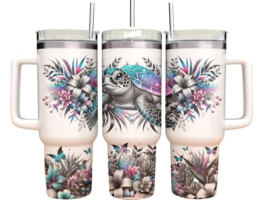 40oz Tumbler - Sea turtle