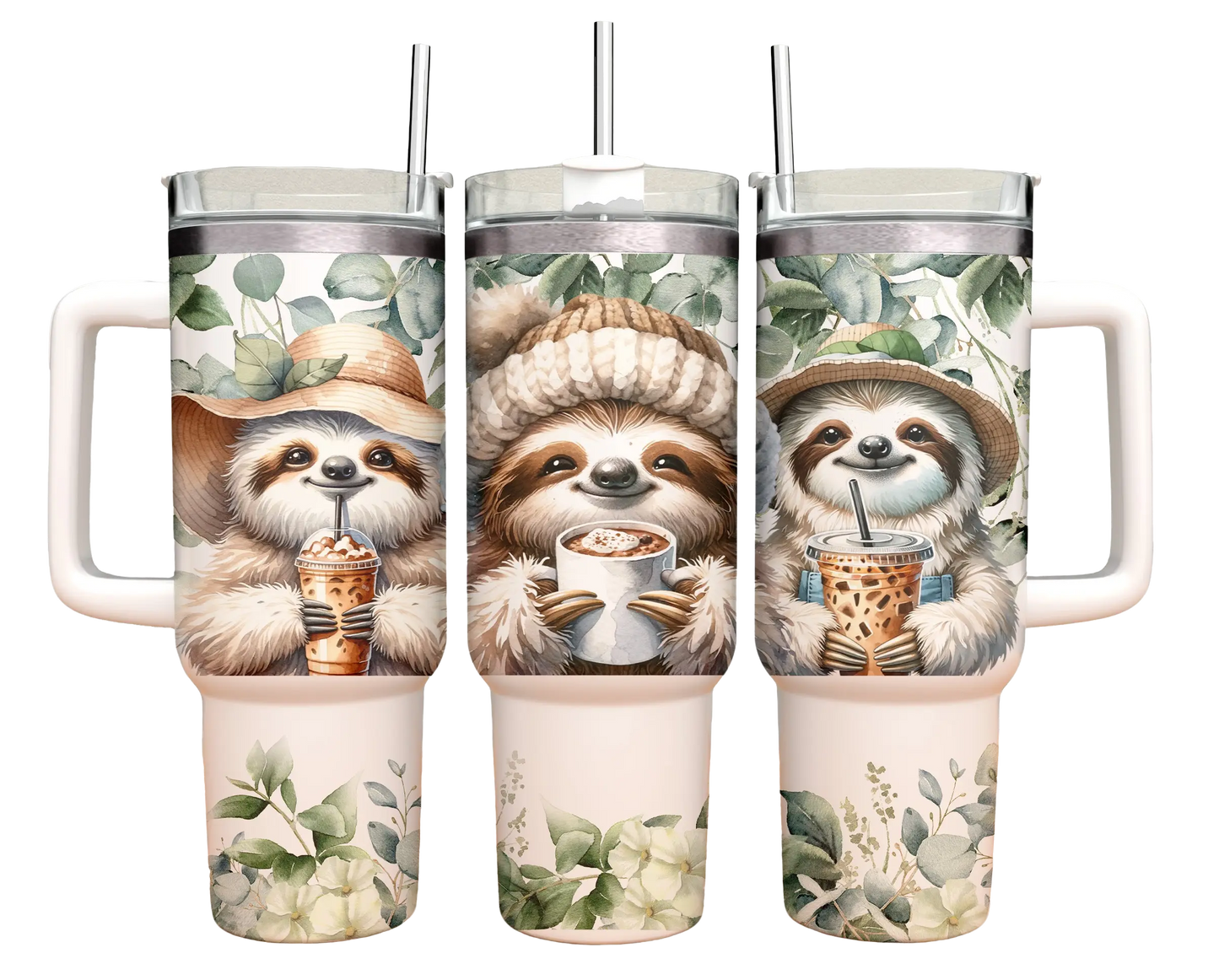 40oz Tumbler - Sloth