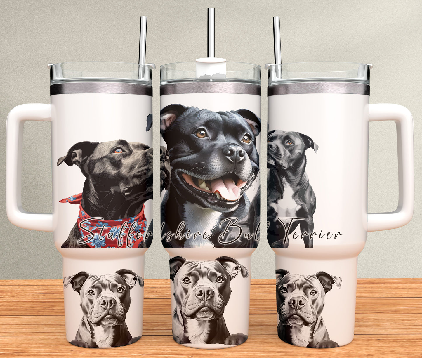 40oz Tumbler - Staffy - Staffordshire Bull Terrier