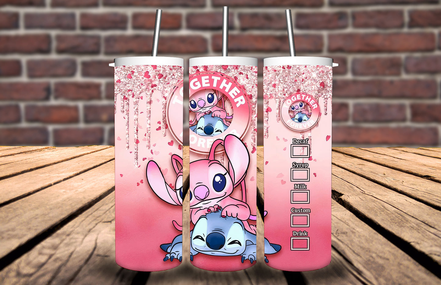 20oz Tumbler - Lilo & Stitch Inspired - Choose Design -Personalised