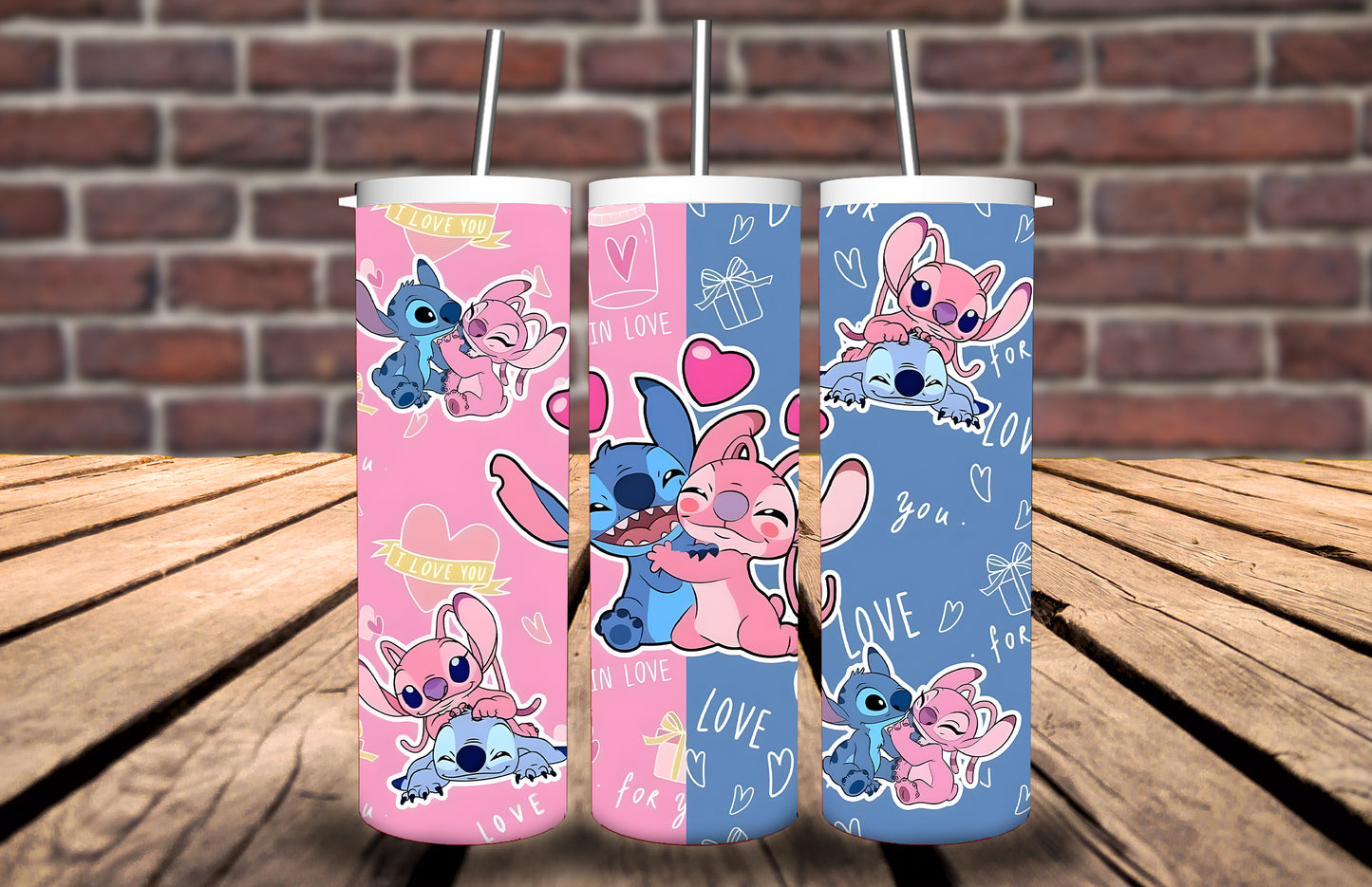 20oz Tumbler - Lilo & Stitch Inspired - Choose Design -Personalised