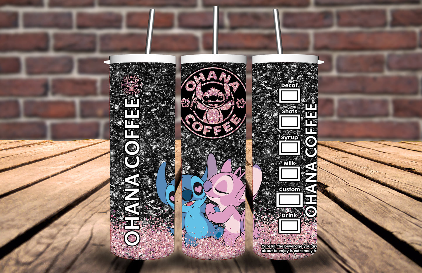 20oz Tumbler - Lilo & Stitch Inspired - Choose Design -Personalised