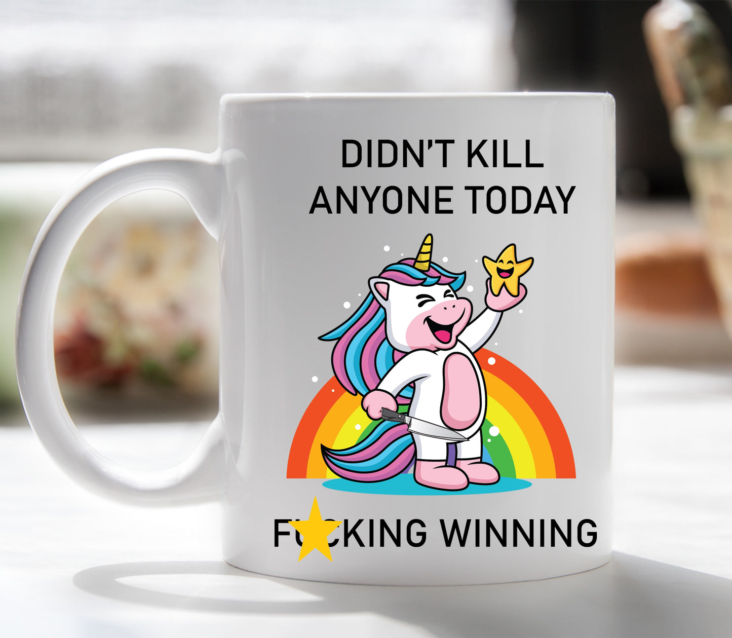 110oz Mug Didn't kill anyone today fucking Winning