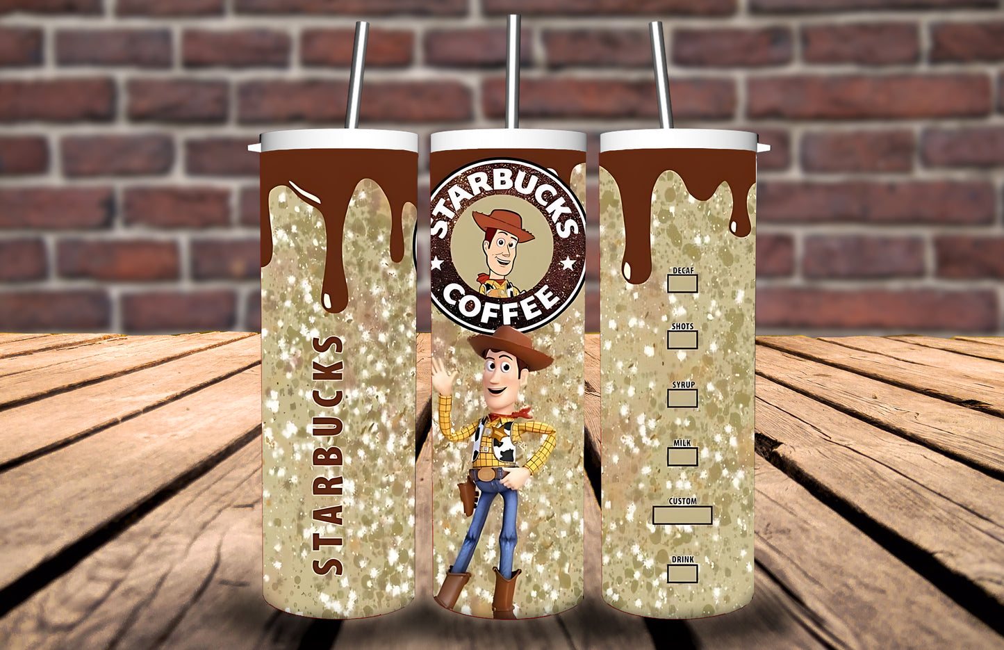 20oz Tumbler - Woody inspired - Personalise with name