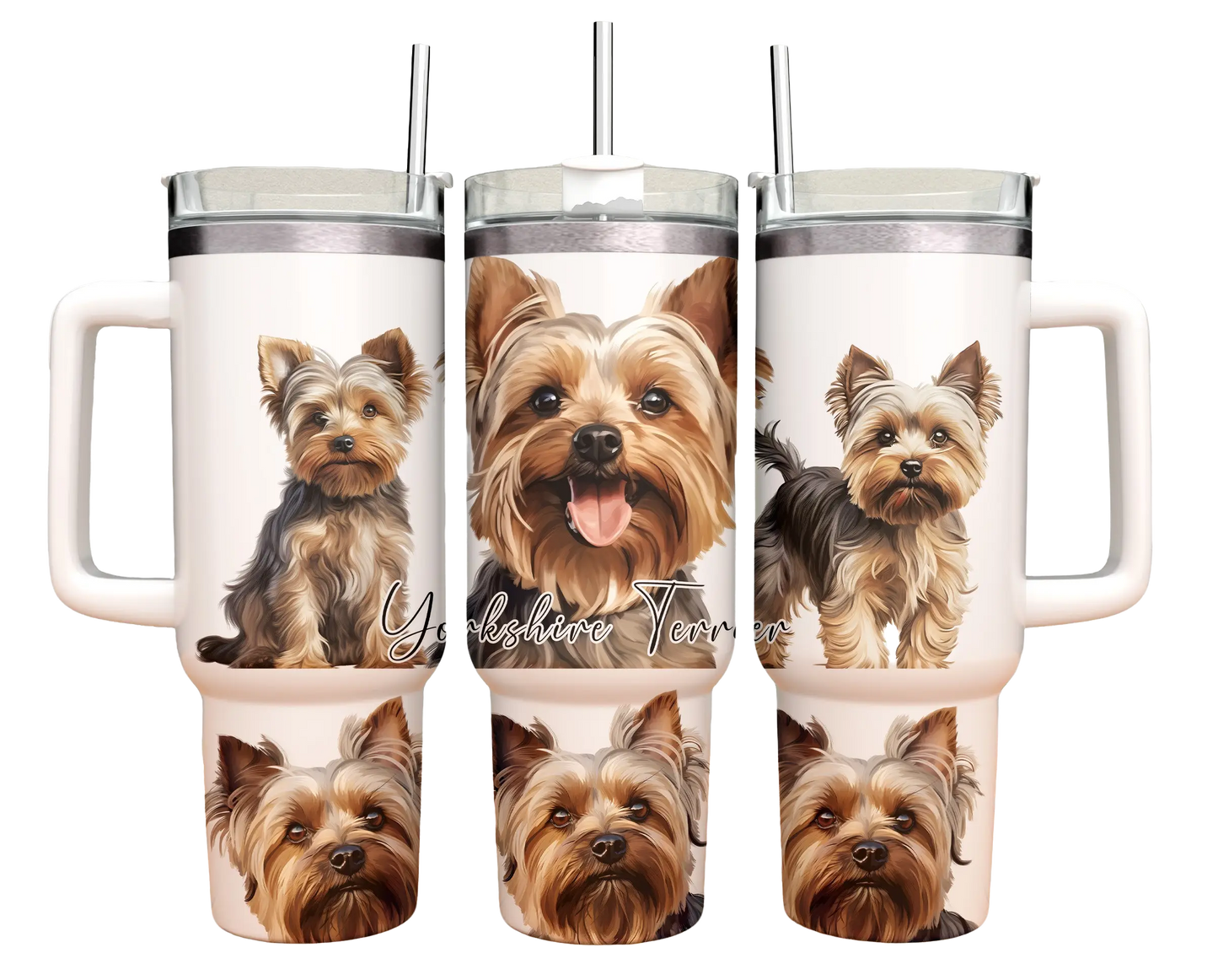 40oz Tumbler - Yorkie - Yorkshire Terrier