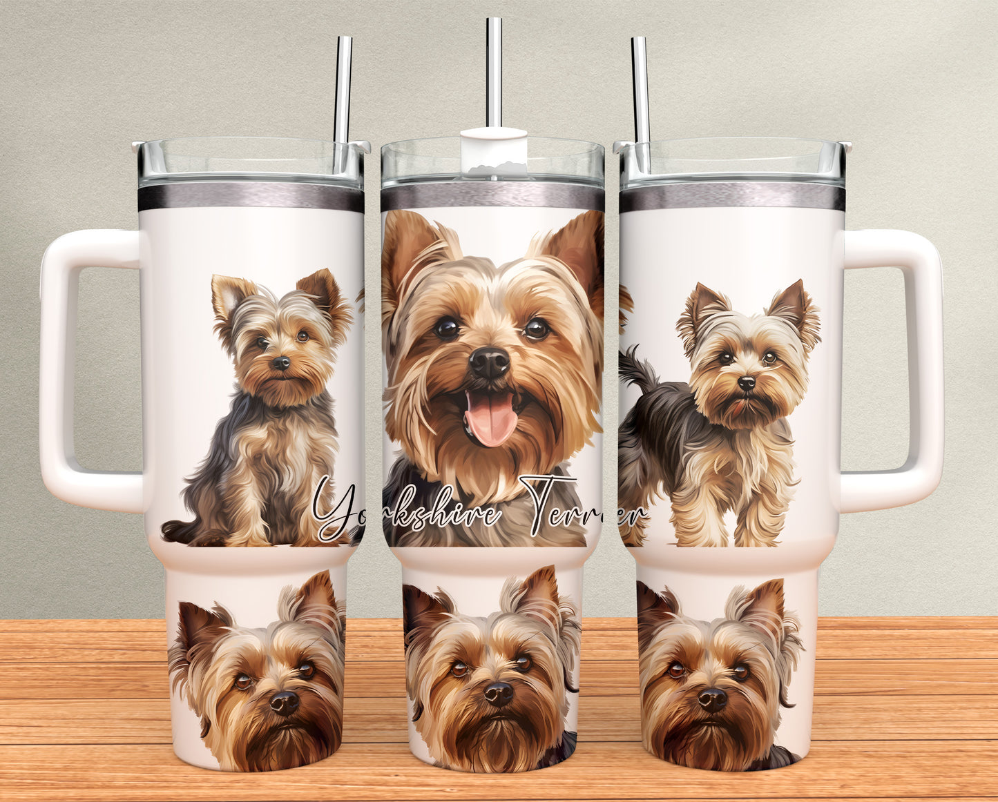 40oz Tumbler - Yorkie - Yorkshire Terrier