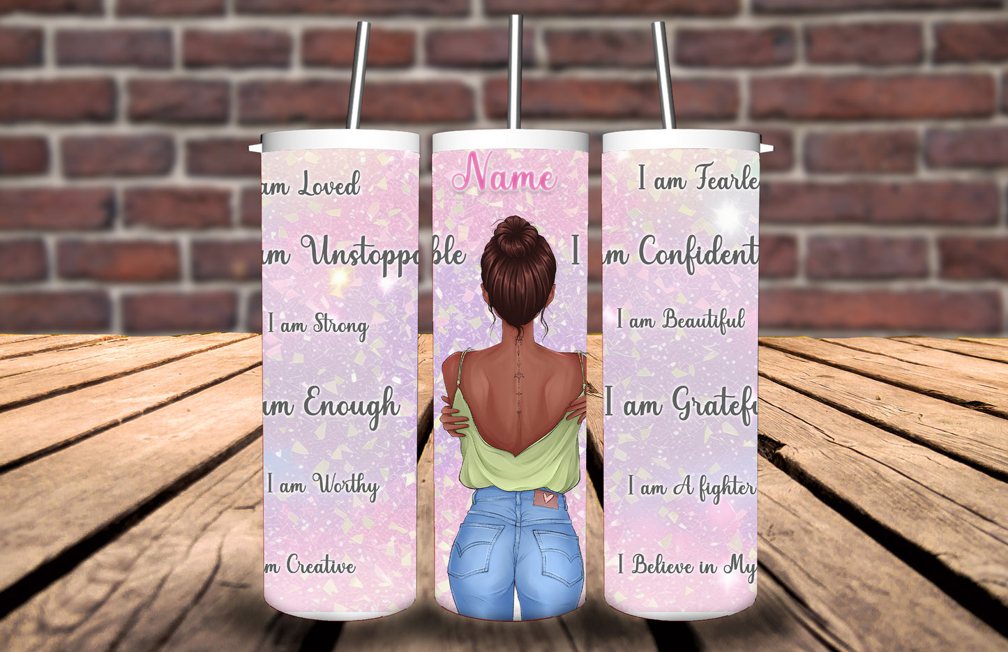 20oz Affirmations Tumbler