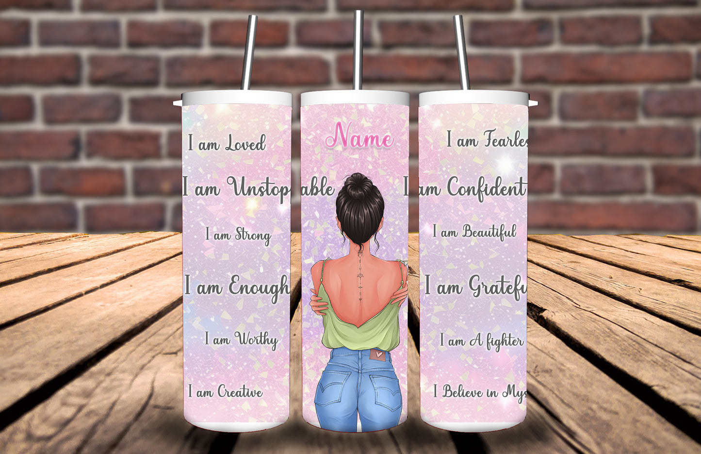 20oz Affirmations Tumbler