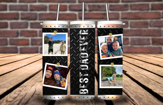 20oz Best Dad Custom Tumbler