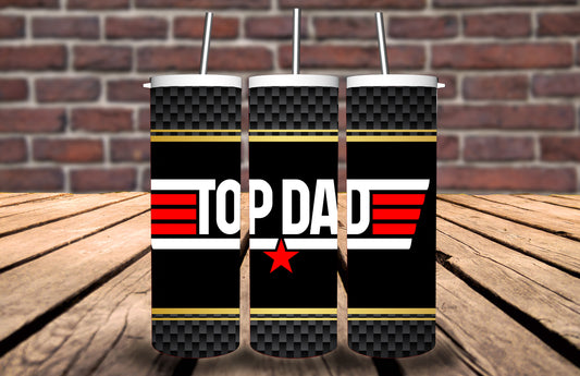 20oz Top Dad Tumbler